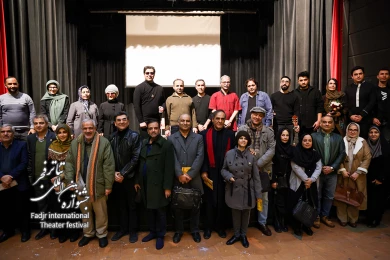 حضور احمد مسجد جامعی در آخرین روز از جشنواره تئاتر فجر