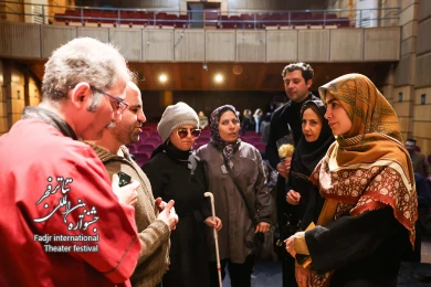حضور احمد مسجد جامعی در آخرین روز از جشنواره تئاتر فجر