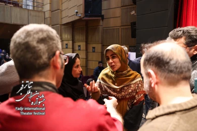 حضور احمد مسجد جامعی در آخرین روز از جشنواره تئاتر فجر